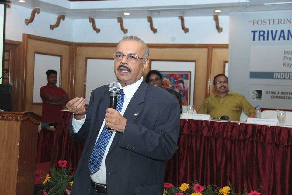 Dr. Muhammed Majeed, Founder and Managing Directior, Sami Labs Ltd. gave the lead talk in the Biotechnology Industries Conclave, held at Trivandrum on the 31st August 2017