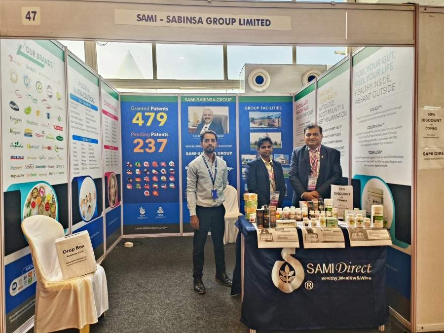 sami-sabinsa-group-showcased-its-product-range-at-dakshin-bharat-utsav-2024