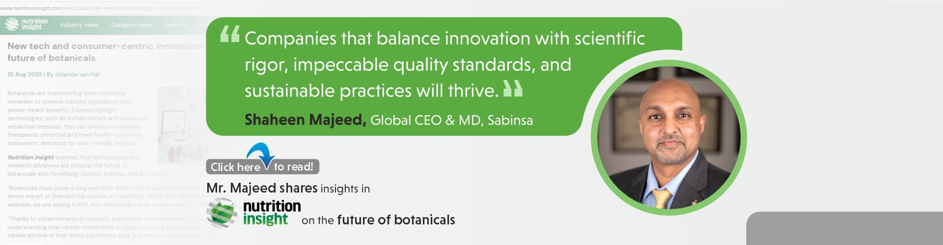 Future of Botanicals