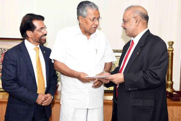 Dr. Muhammed Majeed, Chairman and Managing Director of Sami-Sabinsa Group Donated Rs. 3 Crores to Kerala Chief Minister’s Distress Relief Fund