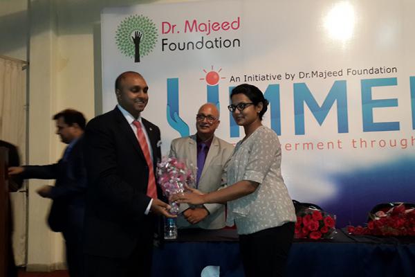 UMMEED - Educational Assistance - Mr.  Shaheen Majeed - Markteing Director Sami Sabinsa Group Was the Chief Guest