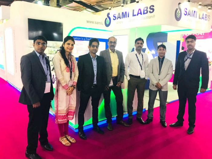 Sami Labs exhibits its potential at CPhI & P-MEC India event