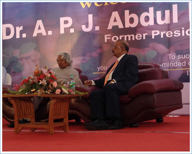 Former President of the Republic of India with Sabinsa founder Dr. Muhammed Majeed
